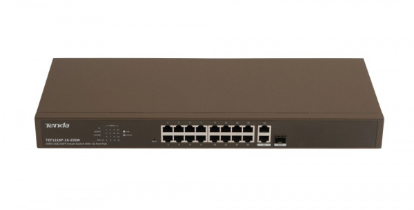TEF1218P-16-250W 16-портовый PoE-коммутатор Фото