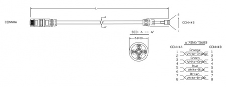 Hyperline PC-LPM-UTP-RJ45-RJ45-C5e-2M-LSZH-GY Патч-корд U/UTP, Cat.5e, LSZH, 2 м, серый Фото