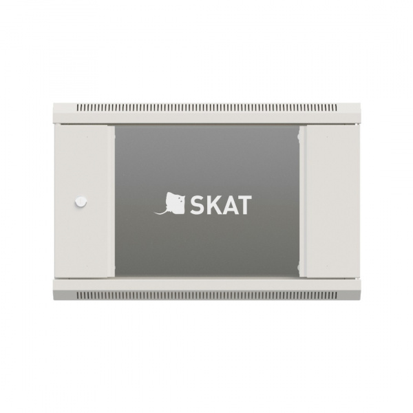 SKAT TB-12W660GF-G Шкаф настенный телекоммуникационный 12U 600х600х635мм, дверь стеклянная Фото