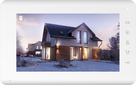 Mia (White) Монитор цветного видеодомофона TFT LCD 7