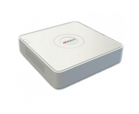DS-H204QA 4-х канальный гибридный HD-TVI регистратор c технологией AoC для аналоговых камер + 1 IP-канал Фото