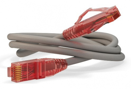 Hyperline PC-LPM-UTP-RJ45-RJ45-C5e-0.5M-LSZH-GY Патч-корд U/UTP, Cat.5e, LSZH, 0.5 м, серый Фото