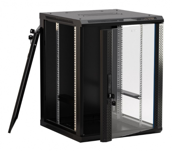 Hyperline TWB-0945-GP-RAL9004 Шкаф настенный 19-дюймовый (19