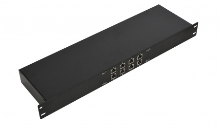 RVi-1NSP20-8GP Устройство грозозащиты линии Ethernet и PoE Подключение 8 защищаемых устройств Фото