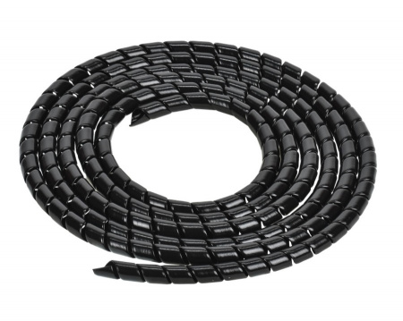 Спираль монтажная СП-09 черная (2м/упак) IEK Фото