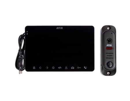 AT-I-K710C/T Black Комплект: видеодомофон СVBS и видеопанель СVBS Фото