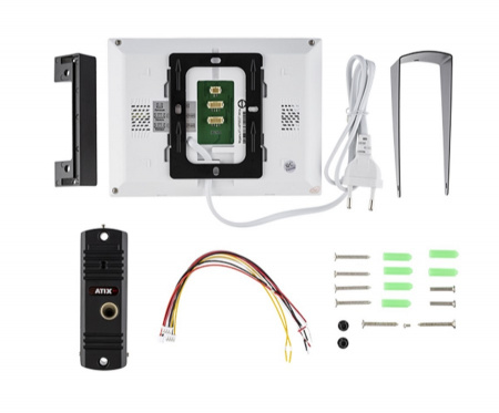 AT-I-K700C/T White Комплект: видеодомофон СVBS и видеопанель СVBS Фото