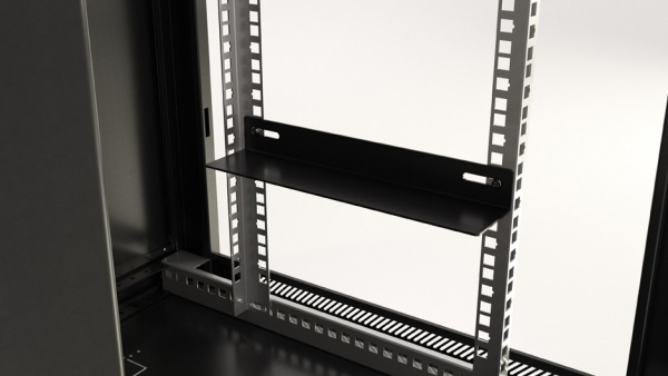 Hyperline TWB-1566-GP-RAL9004 Шкаф настенный 19-дюймовый (19