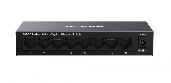 G1008M Неуправляемый 8-портовый гигабитный коммутатор Ethernet IP-COM (8 портов RJ45 10/100/1000 Мбит/с) Фото