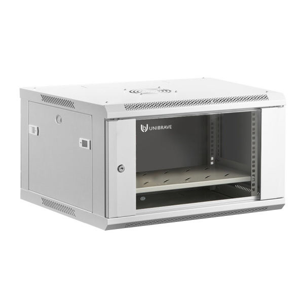 UB-WMC-6U-60/45-GD (G) Шкаф телекоммуникационный настенный 19