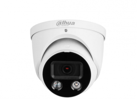 DH-IPC-HDW3849HP-AS-PV-0280B-S5 Уличная купольная IP-видеокамера Full-color с ИИ и активным сдерживанием 8Мп (2.8мм) Фото