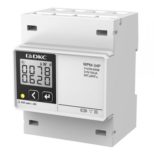 Многофункциональное измерительное устройство МРМ, LCD дисплей на DIN-рейку Фото