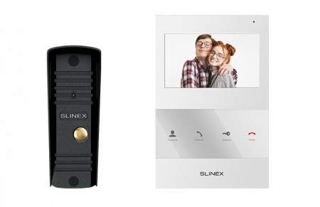 Комплект SQ-04 + ML-16HR, монитор настенный + вызывная панель накладная Фото