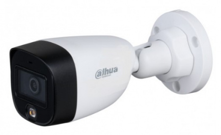 DH-HAC-HFW1209CP-LED-0360B-S2 Уличная цилиндрическая HDCVI-видеокамера Full-color Starlight 2Mп Фото