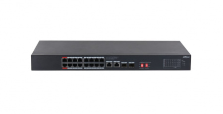 DH-S3220-16GT-240 16-портовый неуправляемый гигабитный коммутатор с PoE, уровень L2 Фото