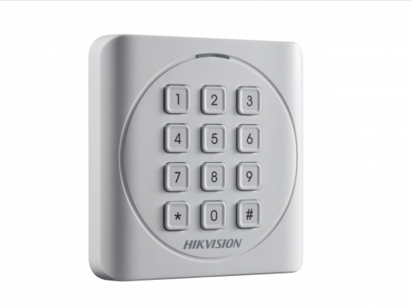 DS-K1801MK Считыватель Mifare карт с механической клавиатурой
 Фото