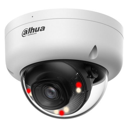 DH-IPC-HDBW1439E1P-A-IL-0360B-S6 Уличная купольная IP-видеокамера с ИК-подсветкой до 30м и LED-подсветкой до 30м 4Мп Фото