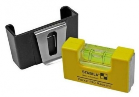 Уровень тип Pocket Pro Magnetic (1гориз., точн. 1мм/м) с чехлом на пояс в блистере Фото