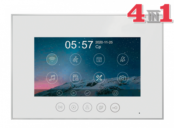 Marilyn HD s VZ (white) Монитор цветного видеодомофона 7 дюймов Фото