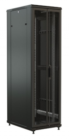 WR-TT-4261-DD-RAL9004 Шкаф напольный 19-дюймовый, 42U, 2055x600х1000 мм (ВхШхГ) Фото
