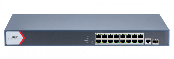 F-SW-EM618POE-VM POE-коммутатор смарт-управляемый с грозозащитой 6кВ Фото