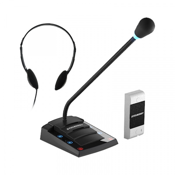 Stelberry S-401 Устройство переговорное клиент-кассир, дуплексное Фото