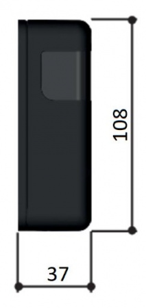 DXR10BAP - Комплект накладных, беспроводных, регулируемых фотоэлементов, дальность 10 м Фото