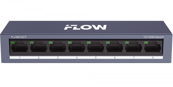 F-SW-EU208-O Неуправляемый коммутатор L2, 8 портов 10/100M RJ45 Фото