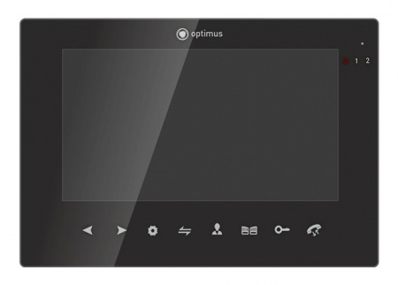 Видеодомофон Optimus VMH-7.1 (черный) Фото Видеодомофон Optimus VMH-7.1 (черный) Фото