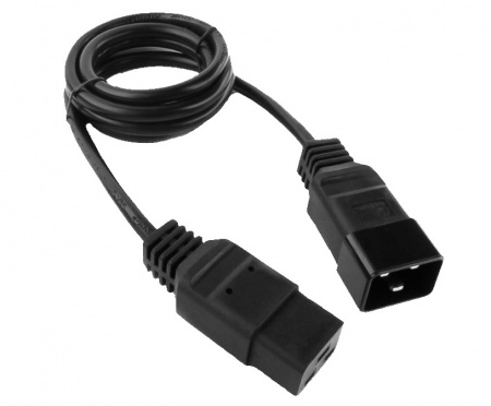 Кабель питания для UPS Cablexpert PC-189-C19, 1.5м, С19 - C20, 16А, черный, с заземлением Фото