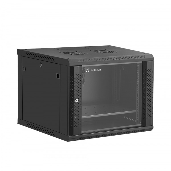 UB-WMC-9U-60/45-GD (B) Шкаф телекоммуникационный настенный 19