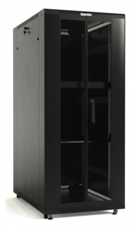 Hyperline TTB-3268-AS-RAL9004 Шкаф напольный 19-дюймовый, 32U, 1610x600х800 мм (ВхШхГ) Фото