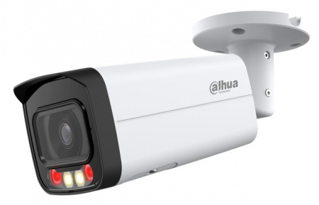 DH-IPC-HFW2449TP-AS-IL-0800B Уличная цилиндрическая IP-видеокамера Full-color с ИИ Фото