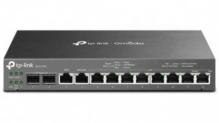 ER7212PC VPN-маршрутизатор Omada с гигабитными портами PoE и встроенным контроллером Фото