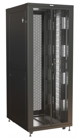 Hyperline TSR-4268-DDYH-22-R101-RAL9005 Шкаф напольный 19-дюймовый, 42U, 2058x600х800 мм Фото