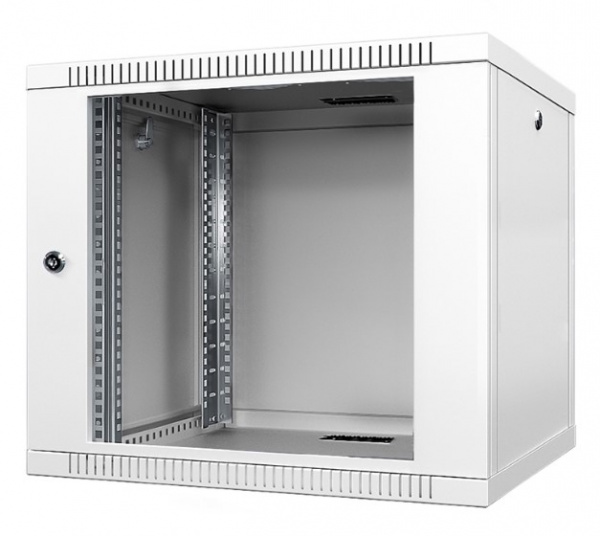 ТЕЛКОМ TL-9.6.4-С.7035Ш Шкаф настенный 9U 600x450x490мм (ШхГхВ) телекоммуникационный 19