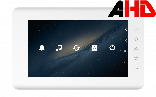 Mia HD XL (White) монитор цветного видеодомофона 7 дюймов Фото Mia HD XL (White) монитор цветного видеодомофона 7 дюймов Фото