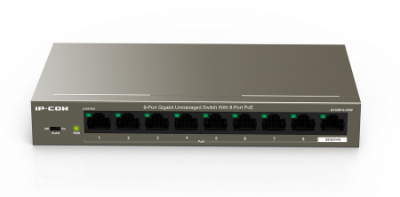 G1109P-8-102W Неуправляемый PoE коммутатор с 8 гигабитными портами PoE и 1 гигабитным портом Фото G1109P-8-102W Неуправляемый PoE коммутатор с 8 гигабитными портами PoE и 1 гигабитным портом Фото