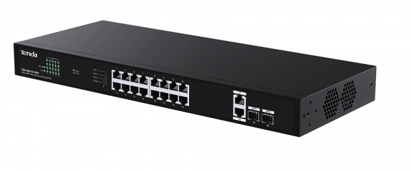TEG1120P-16-150W Коммутатор 18GE+2SFP с 16 портами PoE Фото