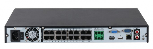 DHI-NVR4216-16P-EI 16-канальный IP-видеорегистратор c PoE Фото