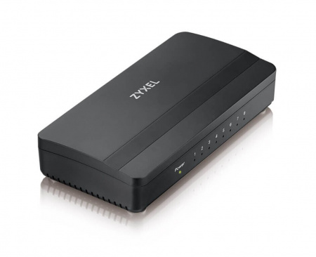 Коммутатор Zyxel GS-108S v2, 8 портов 1000 Мбит/с, настольный, c приоритетными портами Фото