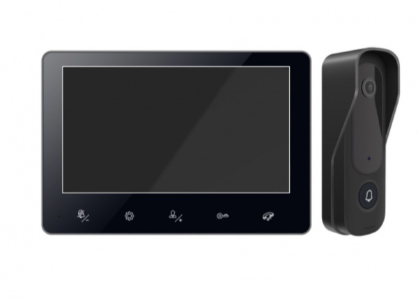 AT-I-K730C/T Black Комплект: видеодомофон СVBS и видеопанель СVBS Фото AT-I-K730C/T Black Комплект: видеодомофон СVBS и видеопанель СVBS Фото