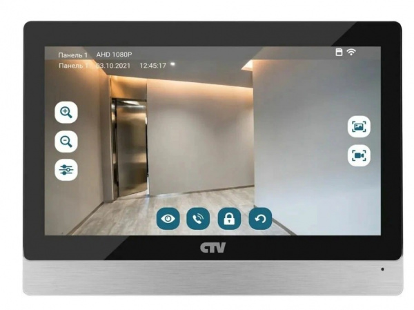 CTV-M5902 B (чёрный) Монитор видеодомофона с Wi-Fi Фото CTV-M5902 B (чёрный) Монитор видеодомофона с Wi-Fi Фото