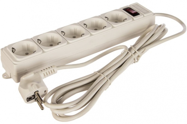 Фильтр-удлинитель Power Cube PC 3м 5р, бел. 10А/2,2кВт PG-B-3M Фото Фильтр-удлинитель Power Cube PC 3м 5р, бел. 10А/2,2кВт PG-B-3M Фото