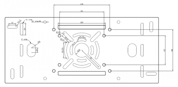TSi-СM01 кронштейн универсальный для видеокамер Фото