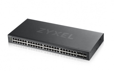 Гибридный Smart коммутатор Zyxel NebulaFlex GS1920-48v2, 44xGE, 4xCombo (SFP/RJ-45), 2xSFP, автономное/облачное управление Фото