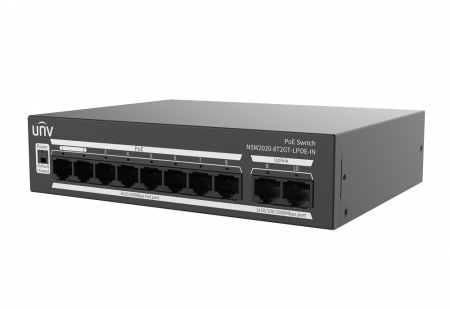 NSW2020-8T2GT-LPOE-IN 8-портовый неуправляемый PoE коммутатор Фото