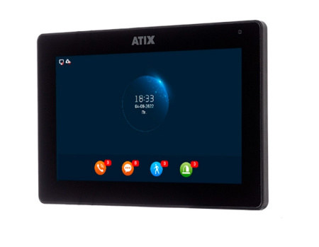 AT-I-M721F/IW Black Цветной WIFI домофон FHD Фото