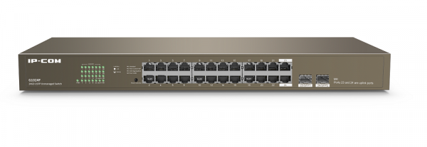 G1024F Неуправляемый коммутатор с 24-ю гигабитными портами и 2-мя гигабитными комбо SFP портами Фото