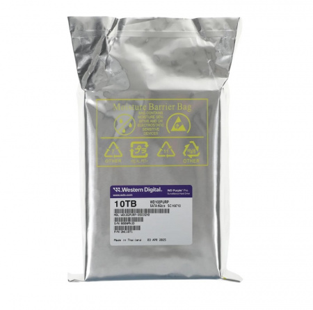 Жесткий диск 10ТБ WD Purple Pro HDD WD102PURP SATA III, 3.5